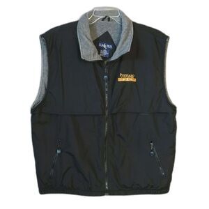 Luna Pier Foppiano Vineyards Black Zipper Vest Mens XL